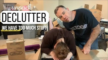 Unpack + Declutter || Down to 42 boxes!