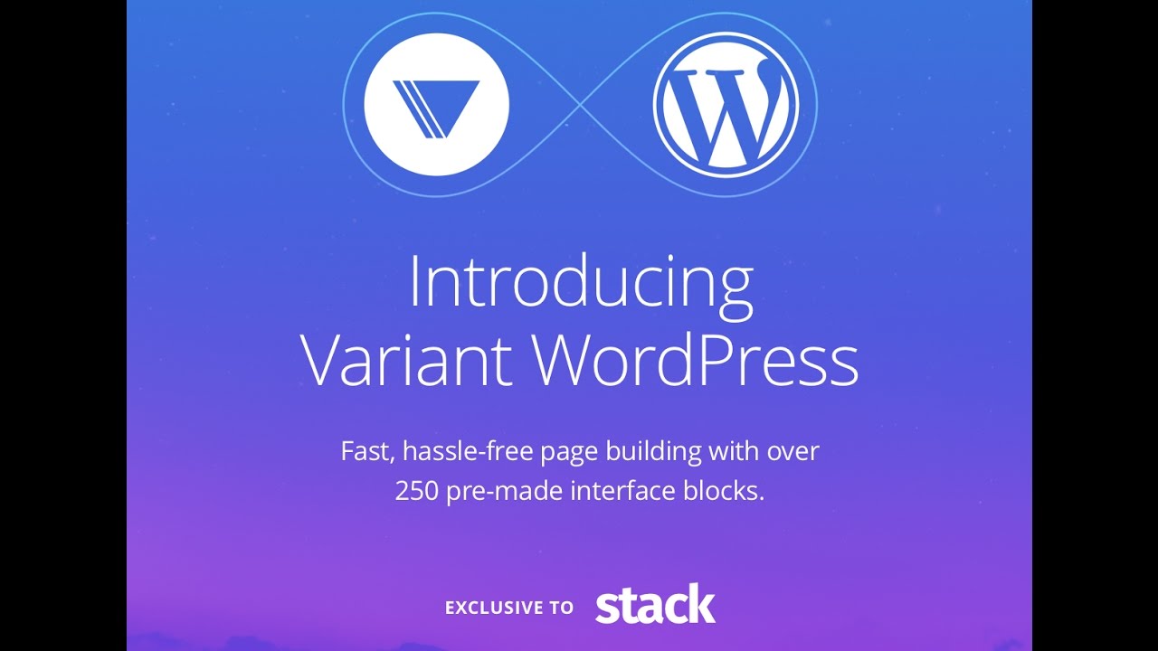 Variant Page Builder & Stack WordPress Theme Preview