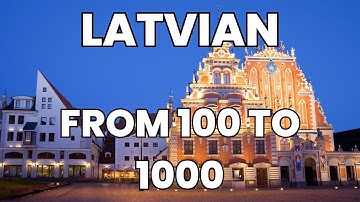 LATVIAN count from 100 to 1000, easy!!. #latvianlanguage #latvia #how #numbers