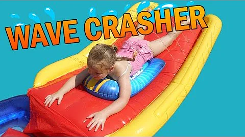 Banzai Wave Crasher Surf Slide Review & Demonstration