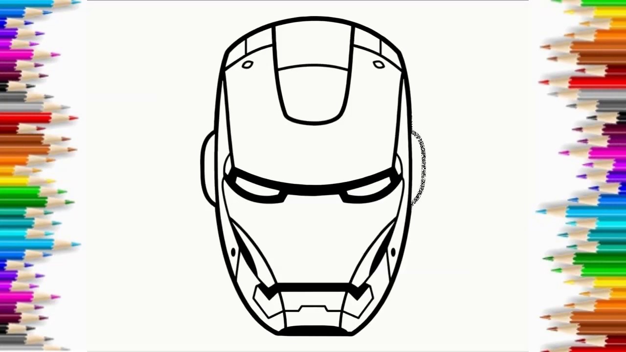 Cùng Bé Tập Cách Vẽ Iron Man Dể Dàng | How To Draw Iron Man - Youtube