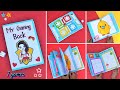 7 paper games in a bookhow to make cute gaming bookdiy easy  funny paper gamespaper game book