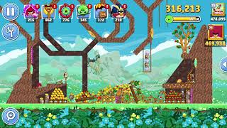 Angry Birds Friends Level 2 Tournament 1388 three stars NO POWER-UP walkthrough 2024-04-29