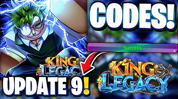 [⛈️UPD 9] All UPDATE 9 CODES FOR KING LEGACY! ROBLOX KING LEGACY CODES