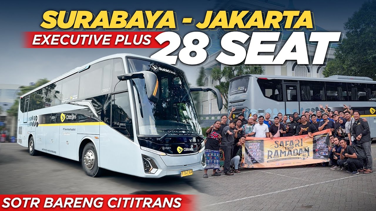 SALAH SATU BUS PALING REKOMEN‼️ Trip Report Bus Cititrans Busline Surabaya - Jakarta #lj2026 