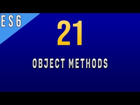 How to Use Object Methods in Javascript ES6 - 21