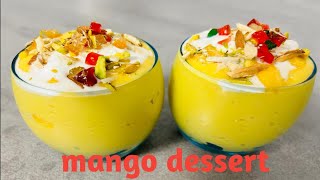 If you have 1/2 cup of milk and a mango, you can make this dessert in minutes/mango mastani/mango