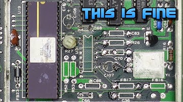 Commodore 64C repair Part 1 - a mix of old and new, corrosion and eww