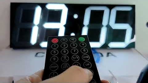 CHKOSDA Digital Wall Clock (How to set time?)