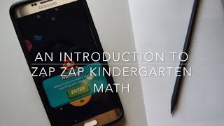 REVIEW: Zap Zap Kindergarten Math App