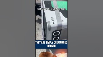 Strange News! Robotic delivery robots are being robbed in the U.S.: the future we deserve #shorts
