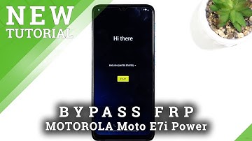 MOTOROLA Moto E7i Power FRP Bypass | How to Bypass Google Verification Motorola Android 10