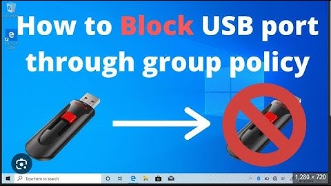 How to Disable USB Storage Devices in Windows 10 | Group Policy & Registry Editor