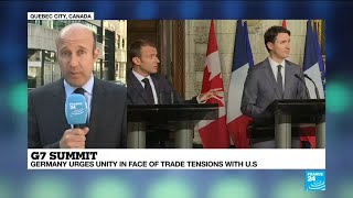G7 gets underway amid rising tensions with Trump