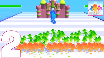 Jelly Clash 3D All Level 1 -10 Gameplay Walkthough New Update (iOS,Android) Part 2