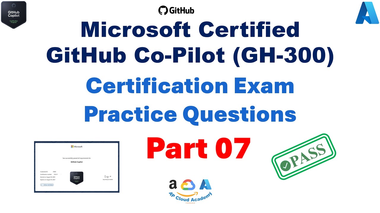 GitHub Co-pilot GH-300 Certification Exam Practice Questions Answer ...