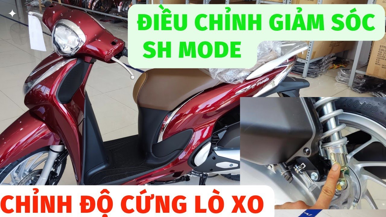 Điều Chỉnh Giảm Sóc Sau Honda Sh Mode. Chỉnh Độ Cứng Giảm Sóc Sh Mode. Mẹo  Điều Chỉnh Giảm Sóc Sh. - Youtube