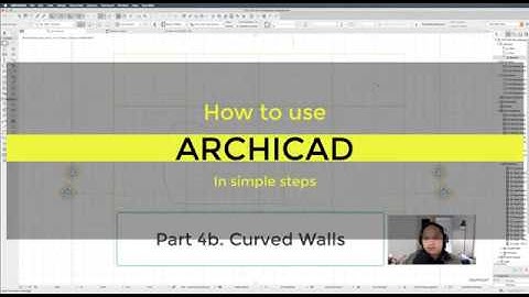 How to use Archicad in simple steps: Curved Walls!