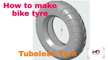 How to design tubeless bike Tyre in creo parametric 6.0 II Mechapedesign