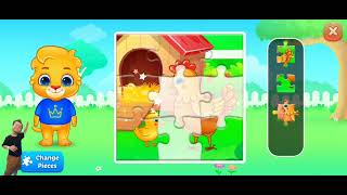 Puzzle kid - animal puzzle - babi gajah ayam anjing #games #study #puzzle screenshot 4