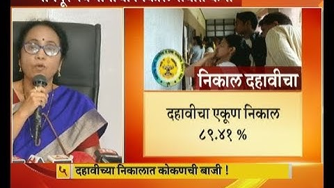 Overall SSC Board Result 2018 In Maharashtra