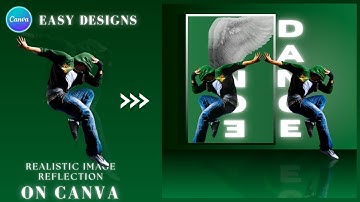 How To Make a Realistic Image Reflection Effect on Canva Tutorial