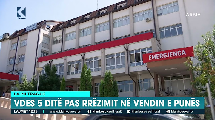 Lajmi tragjik - Vdes 5 dite pas rrezimit ne vendin e punes