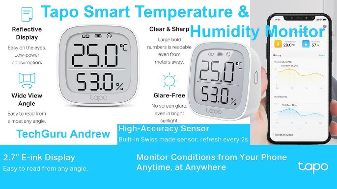 TPLINK TAPO T310: Sensore di temperatura - umidità Smarter da
