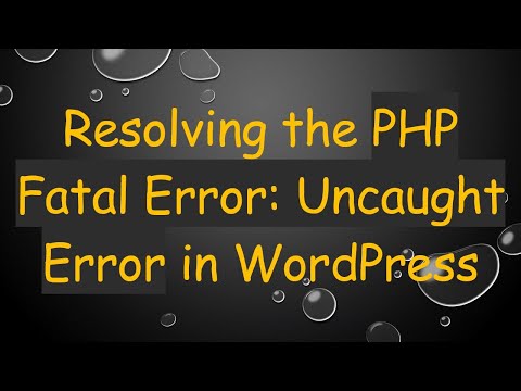 Resolving the PHP