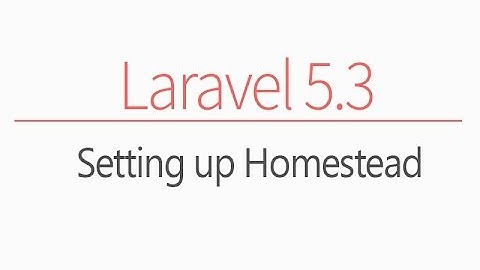 Installing new Laravel Project with Homestead