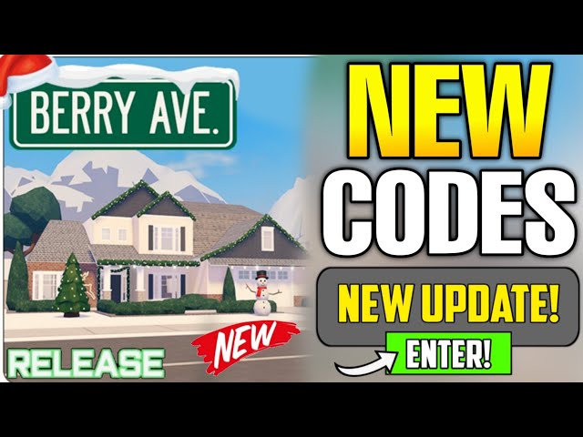 Berry Avenue codes December 2023