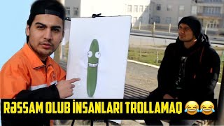 RƏSSAM OLUB İNSANLARLA MƏZƏLƏNMƏK ! ( XİYAR ÇƏKDİM )