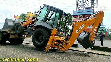 #New Case 770FX  #Unloading of Case Backhoe Loader 770FX #BS4 Machine