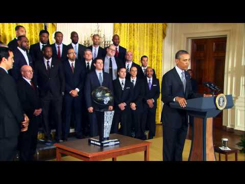 The Miami Heat Visit the White House