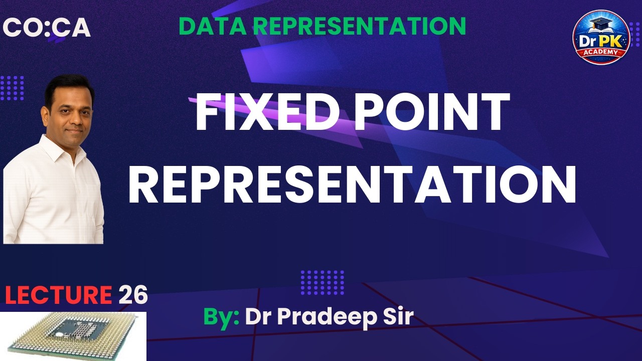Fixed Point Representation 🔥| CO | CA | Gate, ESE, University Exam ...