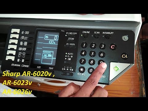 How To Operating Sharp AR 6020v , AR 6023v AR 6026v (NEW )