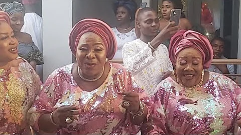 MADAM SAJE,YETUNDE WUNMI, IYA EREKO, OTHERS SHOW UNBEATABLE DANCING SKILL @ FERANMI SPIRITUAL
