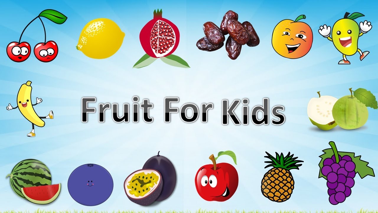 Fruits In English For Kids أسماء الفواكه باللغة الإنجليزية