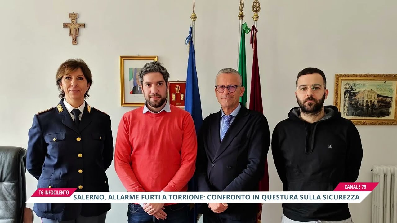 Salerno, allarme furti a Torrione: confronto in Questura sulla sicurezza