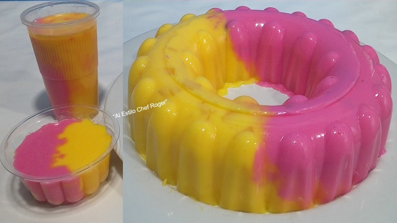 GELATINA PARA NEGOCIO, DE YOGURT, | Chef Roger