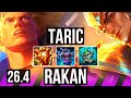 TARIC & Corki vs RAKAN & Zyra (SUP) | EUW Master | 26.4