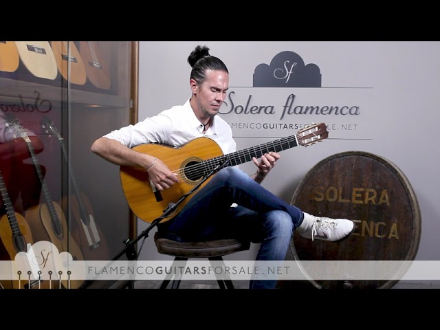 Conde Hermanos Mod. Felipe V 1992 nº10 flamenco guitar for sale played by  Alberto Fernández - YouTube