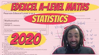 2020 Edexcel A Level Maths Statistics Walkthrough