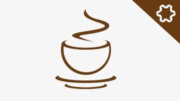Quick Coffee Cup Logo Design Tutorial / Coffee House / Shop / Adobe illustrator Tutorial