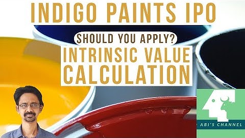 Indigo Paints IPO | Intrinsic Value Calculation | Explained in Tamil