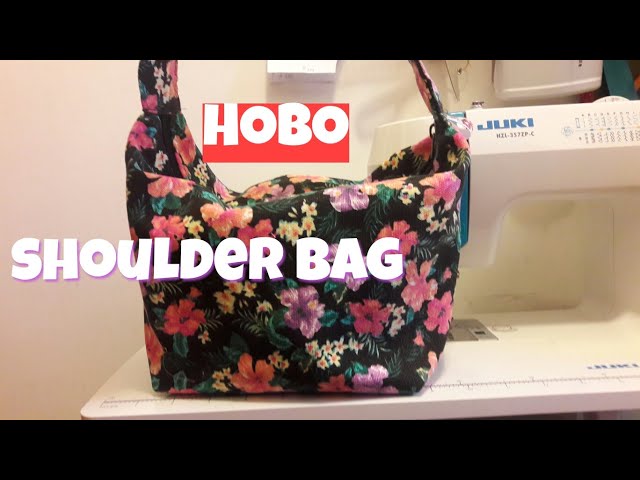 DIY Hobo bag pattern: super easy and versatile - Nana Sews and Crafts