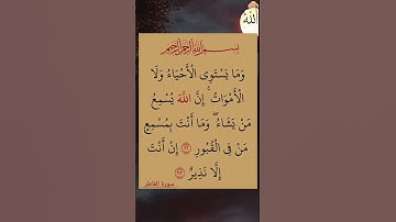#آيات_القرآن_الكريم سورة فاطر #shortvideo