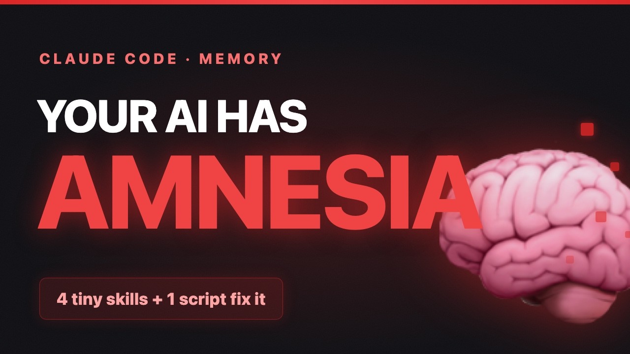 Your AI Coding Assistant Has Amnesia — I Fixed It With 4 Tiny Skills