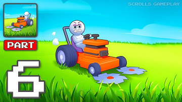 Stone Grass - Gameplay Walkthrough Part 6 - Master the Art of Perfect Lawn Mowing (iOS, Android)