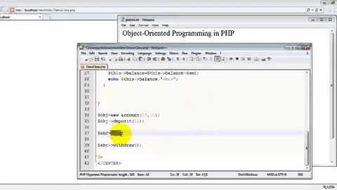 PHP Tutorial in Hindi Urdu 54 OOP Destructor,Destroy and Clone Object YouTube